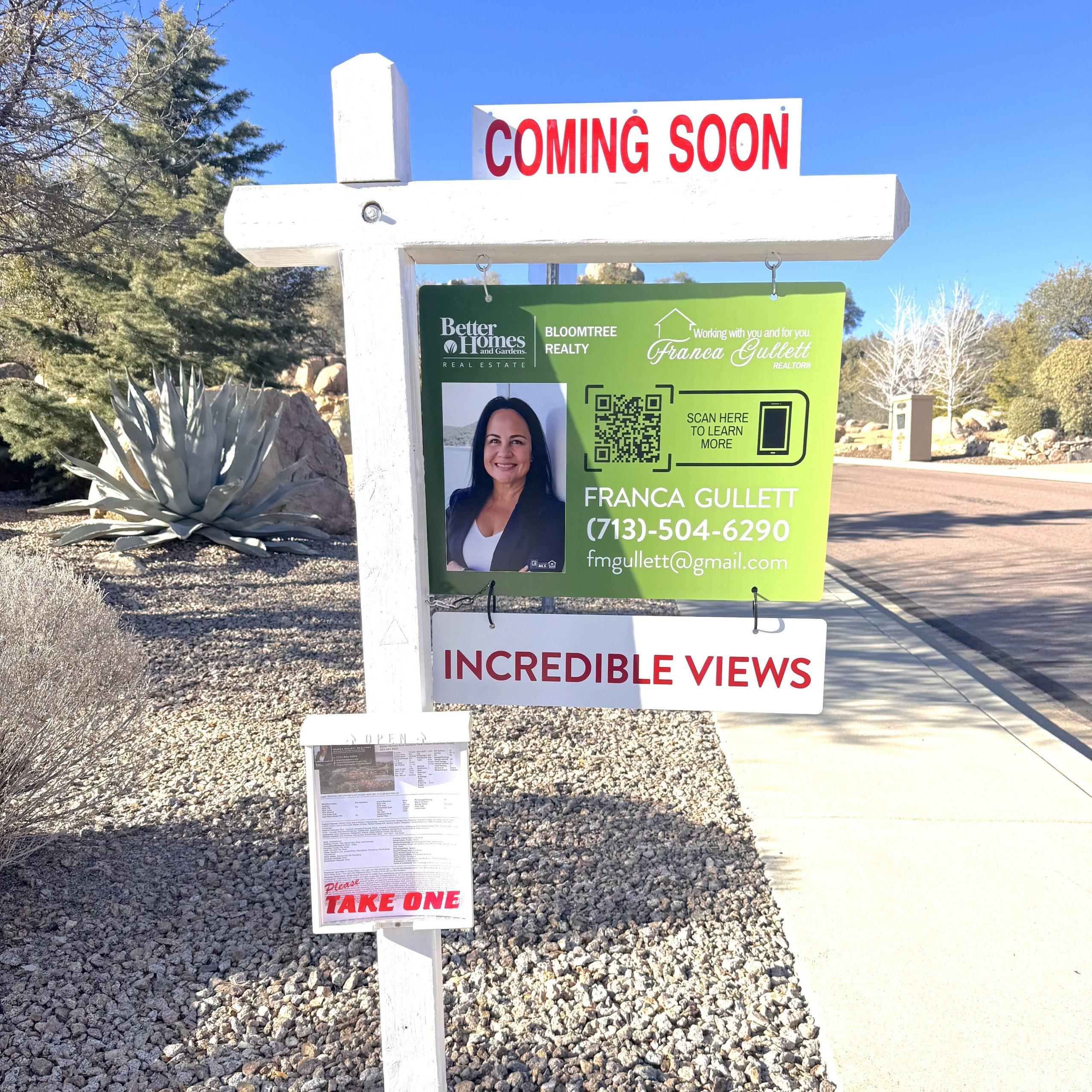 coming soon yard sign